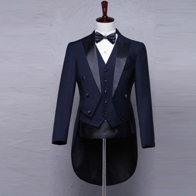 China Latest Design Anti-Shrink Swallow Tailed Images Mens Wedding Coats Tuxedo Suits for sale