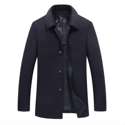 China China Wholesale Anti-Shrink Style 90%wool 10%cashmere Coat Breeches Winter Royal Blue Long Jacket for sale