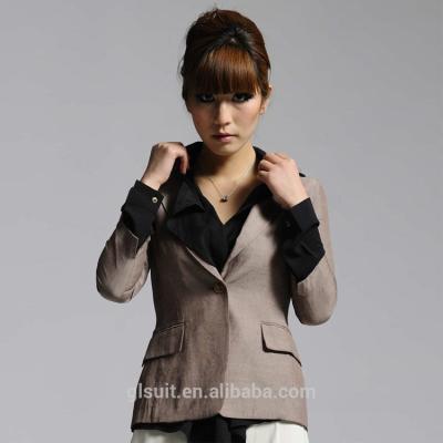 China New Style Fashion Anti-shrink Sliver Color Slim Fit Ladies Plus Size Padded Coats for sale