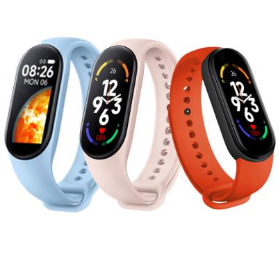 China MI 7 Smartwatch Smartwatch Band M7 Blood Oxygen Fitness Tracker M7 M6 Watchband Saat Reloj Reloj Inteligente Smart Relogio APP Control for sale