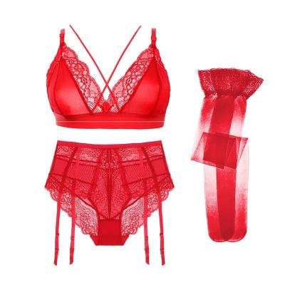 China QUICK DRY Multifunctional Crop Bra Lingerie Set Superior Sexy Women for sale