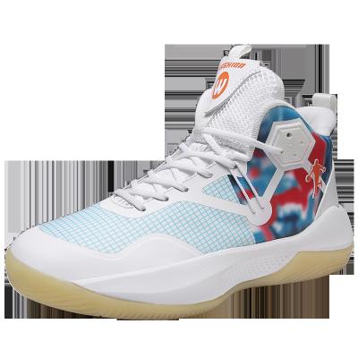 China New Design Lightweight Breathable Mens Sports Shoes OEM High Top Basketball Shoes for sale