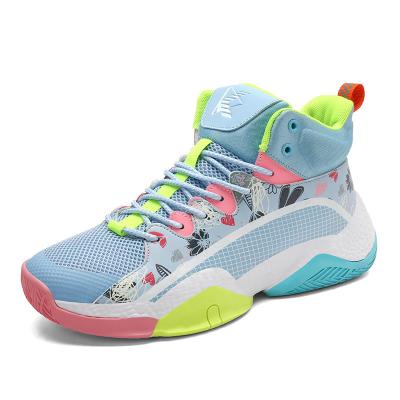 China Breathable High Quality Outdoor Anti Slip Sports Sneakers Men Basketball Shoes for sale