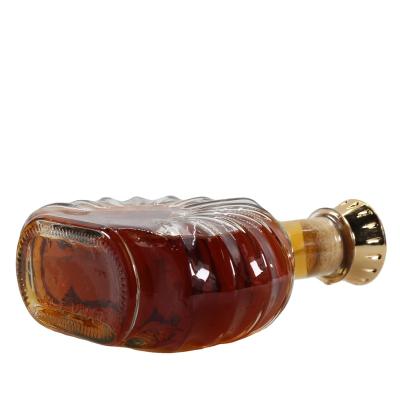 China Custom Glass Wine Bottle 500ml Glass Bottle Whiskey Glass Bottle With Lid Liquor for sale