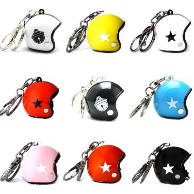 China Custom plastic casco motorcycle helmet main chain key chain cascos brand advertising promotion gifts 3D mini motociclista promotional helmet for sale