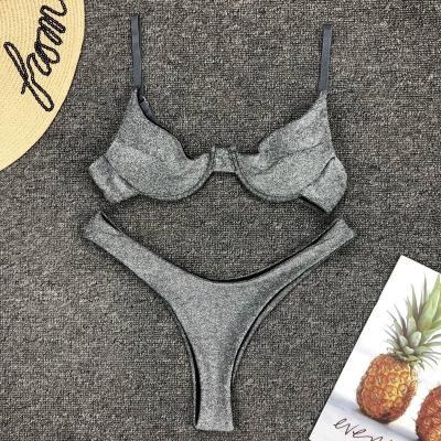 China Anti-UV Hot Selling Swimsuit Maiden Swimsuit Two Piece Women Sexy Bikini Swimwear&beachwear for sale