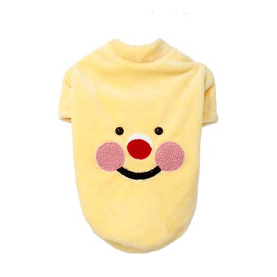 China Stocked dropshipping 2023 New Pet It Funny Clown Pet Halloween Costume Christmas Dress Up Dog Clothes Winter Big Dog Sweatshirt for sale