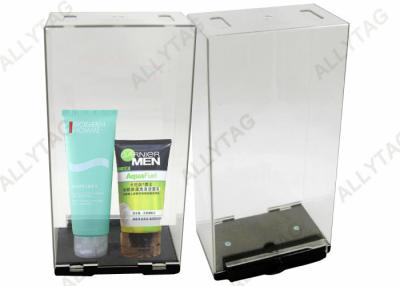 China Reusable Clear EAS Safer Box For Cosmetics , Big Size Alarming Anti Theft Box for sale