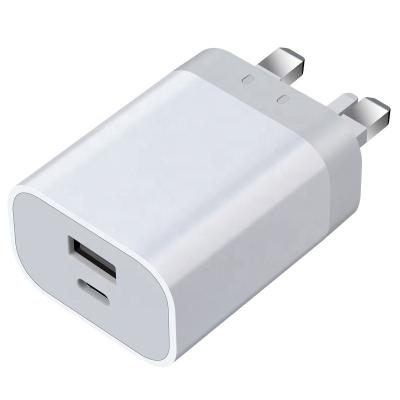 China Mobile Cell Phone 20w PD Home Charger for uk 3 pin qc3.0 palladium palladium wall type cell phone charger 20w apple palladium for sale