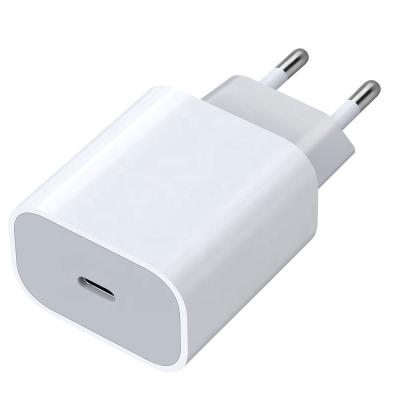 China USB C Cell Phone PD 18w QC 3.0 Wall Charger Eu Type Us Plug 18w Wall Charger Cable For iPhone 13 12 for sale