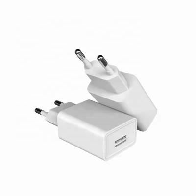 China Mobile Phone Tablet MP3 GPS Black Side USB Port Eu Plug 5v 1x Usb Plug 5v 1x Usb Wall Charger Travel White Charger for sale