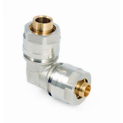 China Underfloor Heating System Brass Compression Coupling for sale