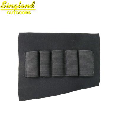 China Shell Holder 5 Shells Neoprene Shotgun Shell Holder 5 Series Butt Stock Shotgun Shell Holder for sale