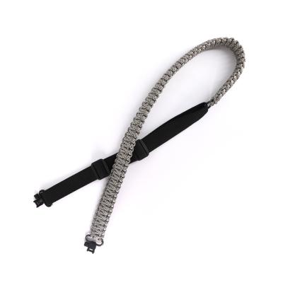 China Adjustable Gun Sling Paracord Rifle Gun Sling Strap with Swivels for sale