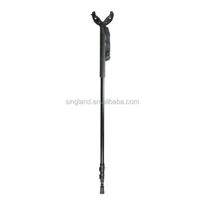 China Telescopic Shooting Stick Shooting Stick Chasing Stick Yoke Shooting Stick Monopod Rotating V-shaped for sale