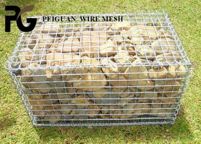 China 5mm Rock Filled Gabion Cages , Architectural Stainless Steel Gabion Baskets for sale