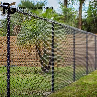 China 6ft X 50 Ft 2mm Metal Chain Link Fence Pvc Coated Galvanized for sale