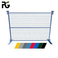 中国 1.8m x 2.2m 5mmカナダの一時的な塀の構造安全 販売のため