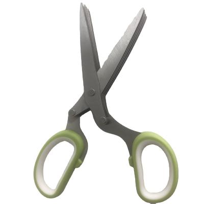 China Quick Scissors Yj-F-Hs1 Herb Scissors Skillful Design Kitchen Stainless Herb Scissors for sale