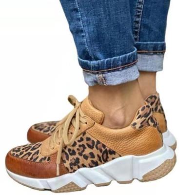 China 2021 fashion trend hot sale leopard woman female sneakers new arrivals women sneakers women ladies sports shoes for sale