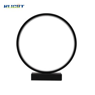 China Modern Home Furniture Lighting Fixtures Modern Round Iron LED Desk Decorative Table Lamp for sale