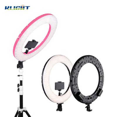 China Fashion Dimming Continuous Dimming Design 18 Inch 60W Mrror Battery Operated Portable Makeup Led Beauty Ring Fill Lamp Beauty Led Lamp for sale