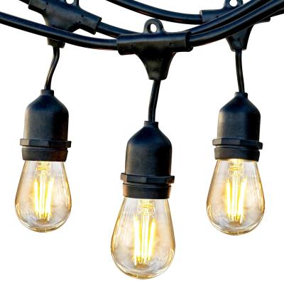 China Edison Filament Globe LED Bulb String Lights Retro Garden Christmas Festoon Fairy Lights Garden Patio Holiday Outdoor Home Decor Festival Outdoor for sale