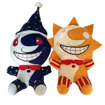 China New Stuffed Amazon Cartoon Plush Toy Sundrop And Moondrop Fnaf Boss Clown Doll for sale