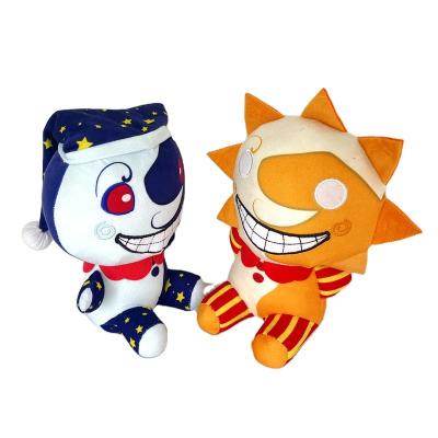 China STUFFED 15/25/35 cm sundrop FNAF The Final Boss Clown Doll Moondrop Stuffed Plush Cartoon Toy for sale