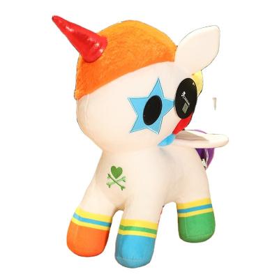 China Plush 27/45/70 cm Unicorn Plush Toys Soft Stuffed purple blue white Unicorn Dolls for sale