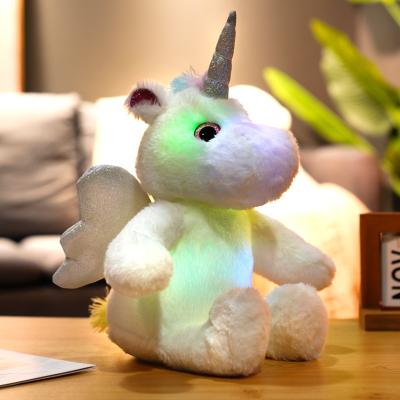 China Gift Led Toys Stuffed Unicorn Plush Pillow for sale