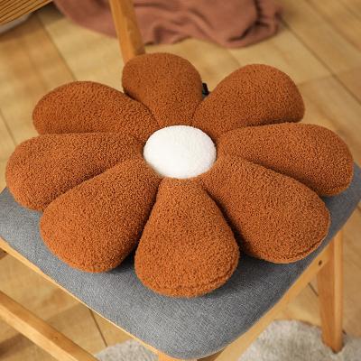 China Daisy Flower Pillow Cushion Office Nap Chair Cartoon Petal Cushion Wholesale Plush Small Cushions and Pillow for sale