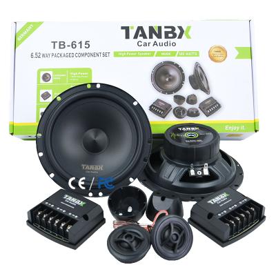 China Wholesale Professional 6.5 Inch Two Way Car Speaker Component Powered Car Active Speakers TB-615 for sale