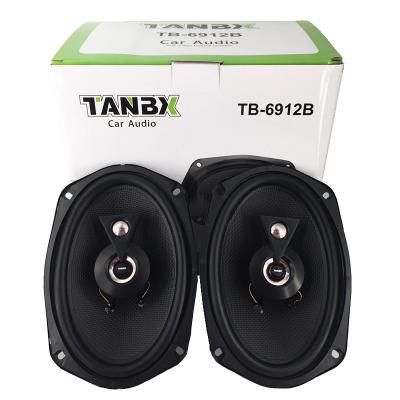 China OEM/Wholesale 6X9 Inch 3 Way Car Speaker 6.5 Coaxial Car Audio Speakers With High Quality Tweeter (TB-6912B) 10.2CM for sale