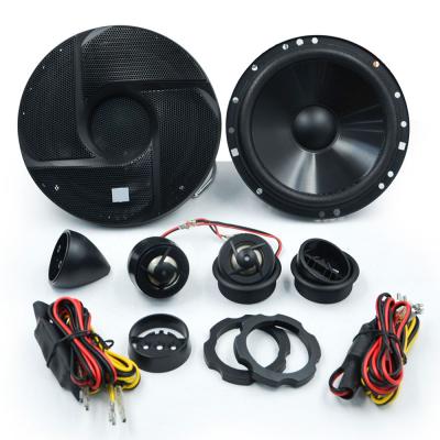 China Wholesale Aluminum 6.5 Inch Two Way Car Speaker Professional Component Powered Car Full Range Active Speakers With Tweeter for sale