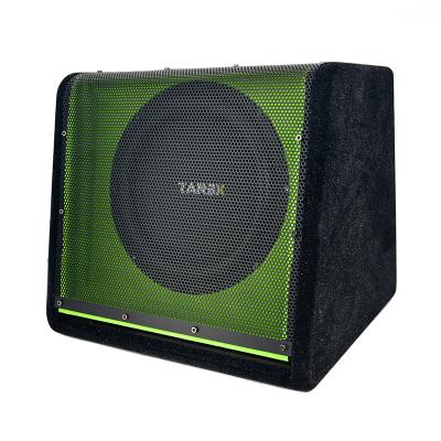 China 10 inch car subwoofer with amp sound box and car speaker box 36cmX34.5cmX24.5cm for sale