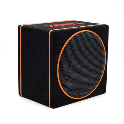 China 10 inch car subwoofer with amp box and car speaker sound box 30cmX21cmX28.5cm for sale