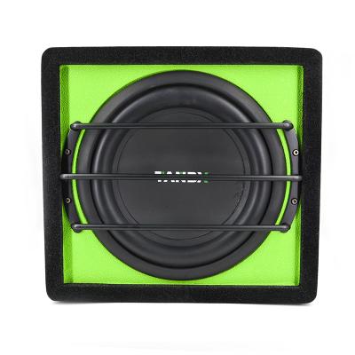 China Hot Selling 10 Inch Car Subwoofer With Amp Box And Car Speaker Sound Box 34cmX35.3cmX26.7cm for sale