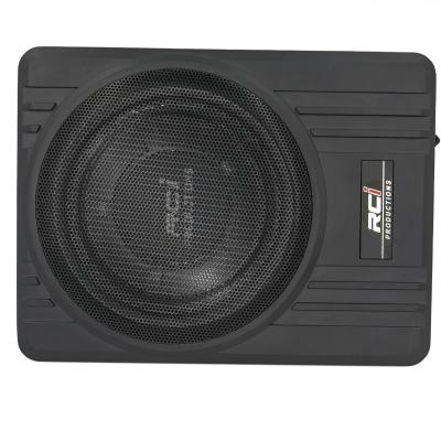 China Factory direct sale 10 inch car active slim subwoofer ultra-thin pure bass under seat subwoofer (RCI-R10) 34.5cmX26cmX6.8cm for sale