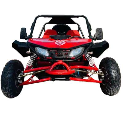 China New Outdoor Offroad Gasoline Go Kart 200CC Oil-cooling Four Wheel Kart Car Adult Racing Go Kart 10 Inch Aluminum Wheel for sale