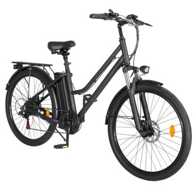 China Aluminum Alloy EU Warehouse Lithium Battery E-Bike 350w City Ebike Wide Range Assisted Electric Bicycle for sale