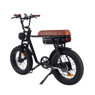 China Aluminum Alloy 48v 1000w Electric Bike /latest 20 Inch Fat Tire Ebike Eu Warehouse/factory Small E Bike Mid Motor for sale