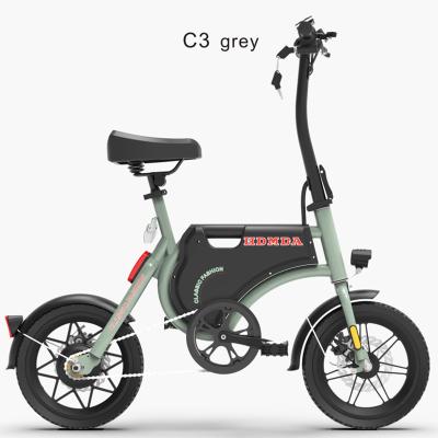 China 36v 250w High Carbon Steel Electric Sports Bike Battery 14 Inch Ebike E Bike Electric Bicycle for sale