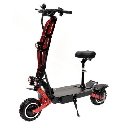 China Dual Motor 6000w 60v E Scooter Powerful Adult Fast Electric Scooter 100km/h With Seat for sale