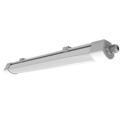 China IP66 36W 4ft LED Tri Light Linkable Vapor Proof Batten Linear Light Slat Fixture for Stairwell KSN4L for sale