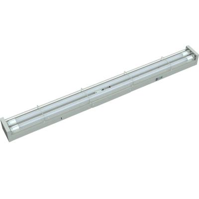 China High Lumen G13 Double T8 LED Tube Light CE Residential Carpark Warehouse Stairwell Passageway Steel Body Wire Guard LED Batten Mounting for sale