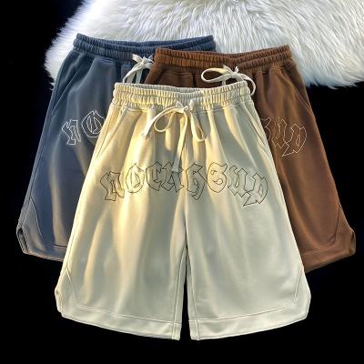 China New Design Cotton Breathable Gym Sweat Shorts Logo Sports Workout Running Athletic Custom Embossed Mesh Cargo Men Shorts for sale