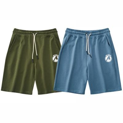 China Anti-Wrinkle OEM Gym Shorts Wholesale Custom Logo Cotton Sweat Shorts For Men for sale