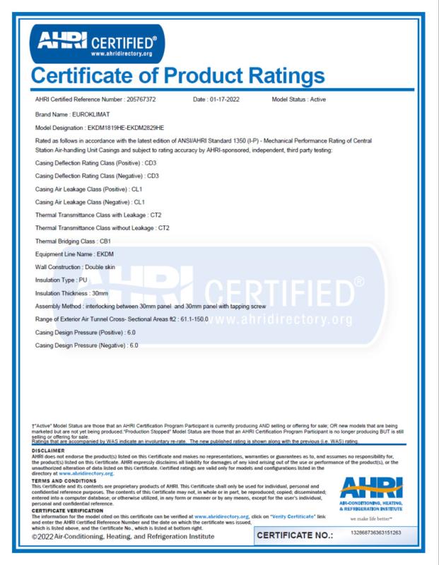 AHRI - Shenzhen Monchrui Industrial Development Co., Ltd.