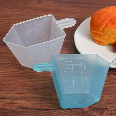 China ShengQian 250ml Cup-8oz Coffee Jug Cup Container Viable Plastic Measuring Tool 125g Washing Powder Measuring Cup for sale